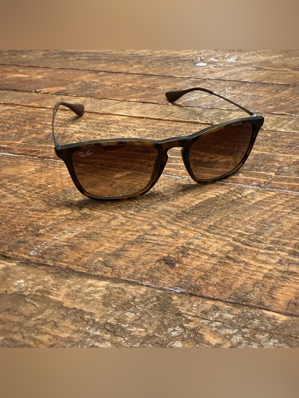 Ray-Ban Tortoise Shell Frame with Brown Lenses